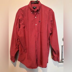 Vintage Ralph Lauren Jeans Co Men’s Button Down Shirt red plaid size large